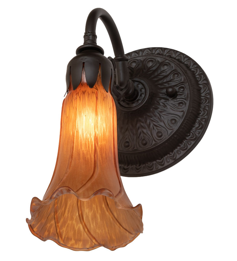 Meyda Tiffany 260474 One Light Wall Sconce, Oil Rubbed Bronze
