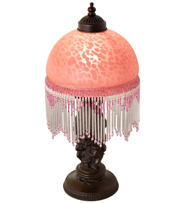 Meyda Tiffany 260705 One Light Mini Lamp, Mahogany Bronze