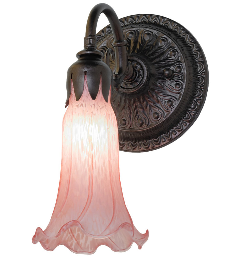 Meyda Tiffany 261096 One Light Wall Sconce, Mahogany Bronze
