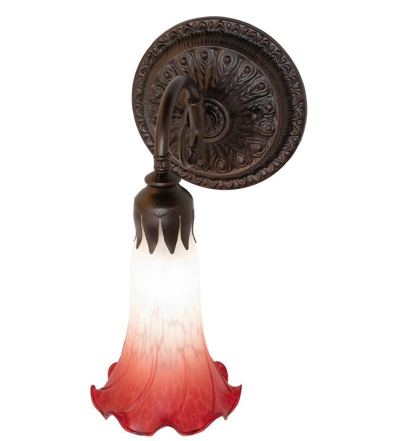 Meyda Tiffany 261098 One Light Wall Sconce, Mahogany Bronze