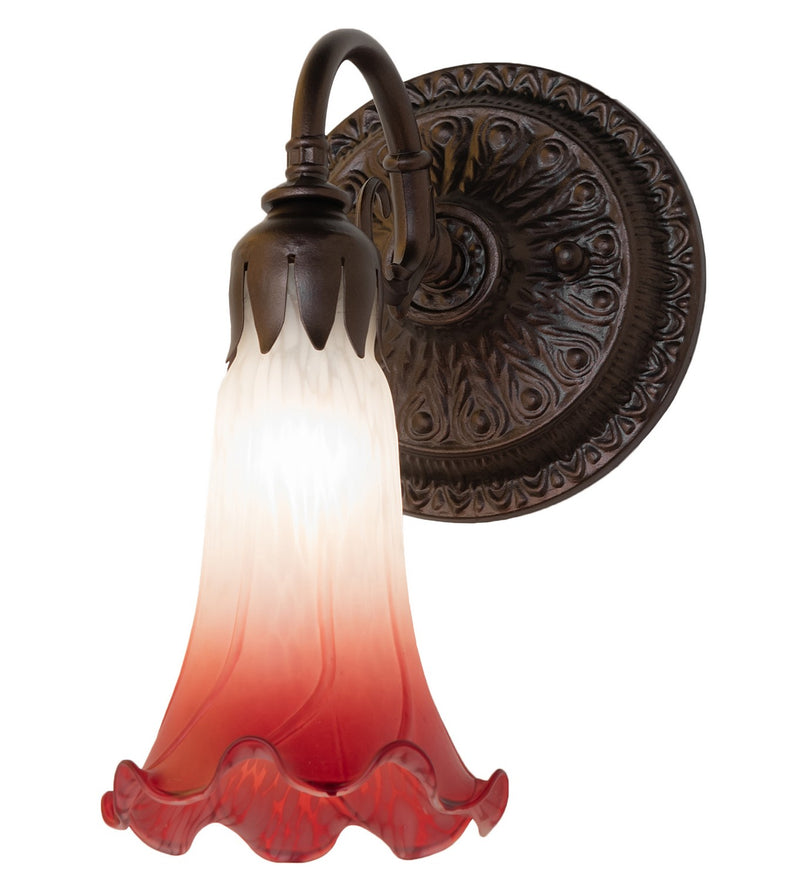 Meyda Tiffany 261098 One Light Wall Sconce, Mahogany Bronze