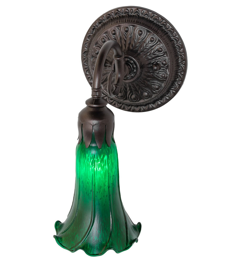 Meyda Tiffany 261100 One Light Wall Sconce, Mahogany Bronze