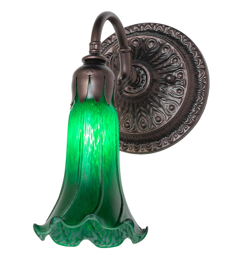 Meyda Tiffany 261100 One Light Wall Sconce, Mahogany Bronze