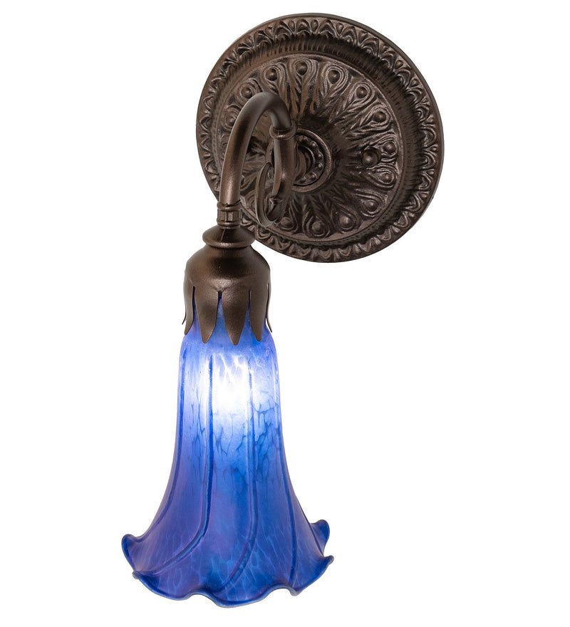 Meyda Tiffany 261102 One Light Wall Sconce, Mahogany Bronze