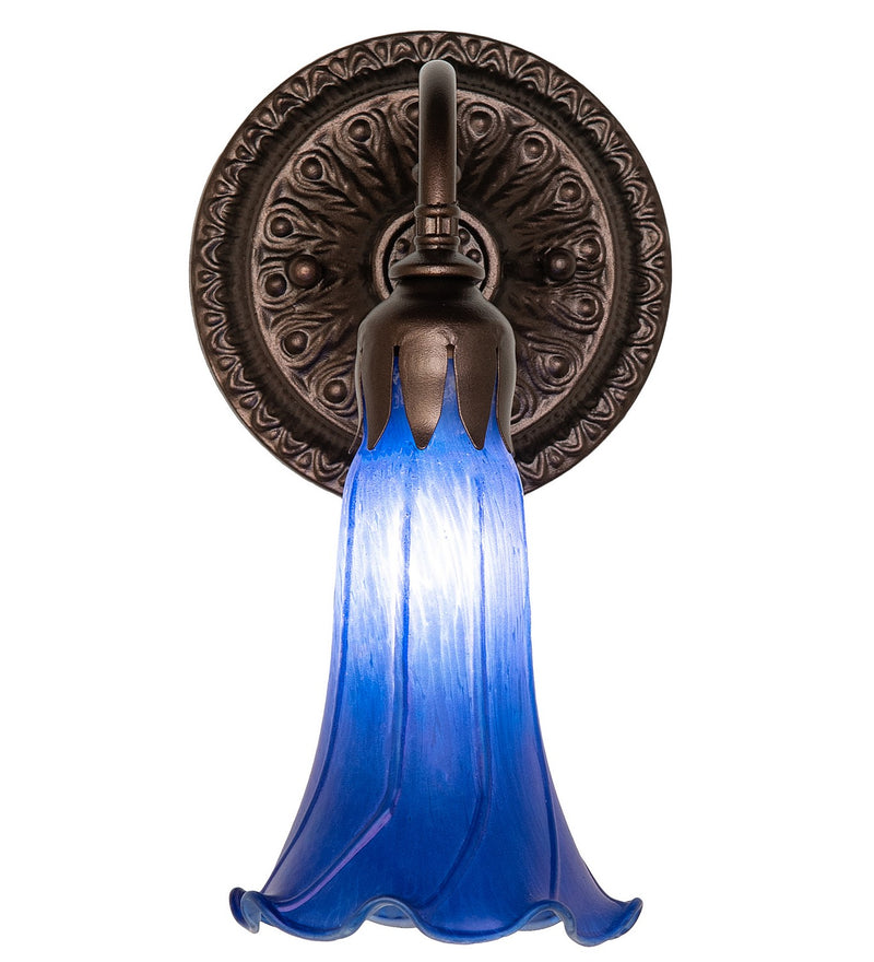 Meyda Tiffany 261102 One Light Wall Sconce, Mahogany Bronze