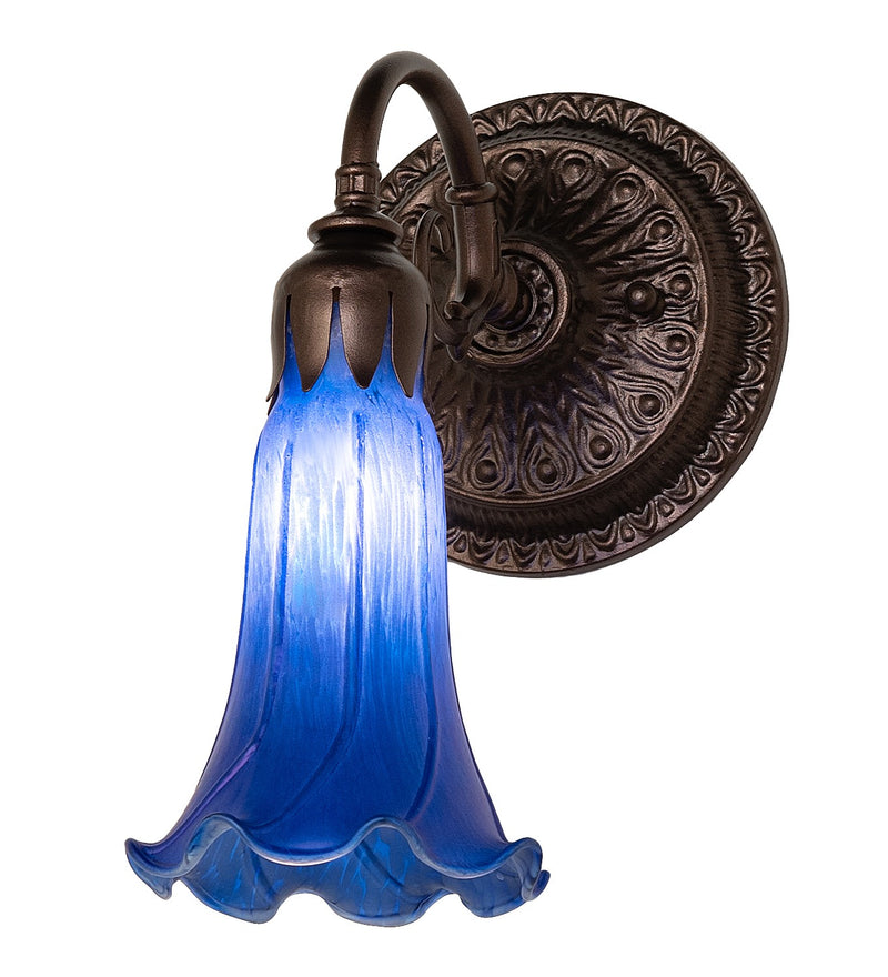 Meyda Tiffany 261102 One Light Wall Sconce, Mahogany Bronze