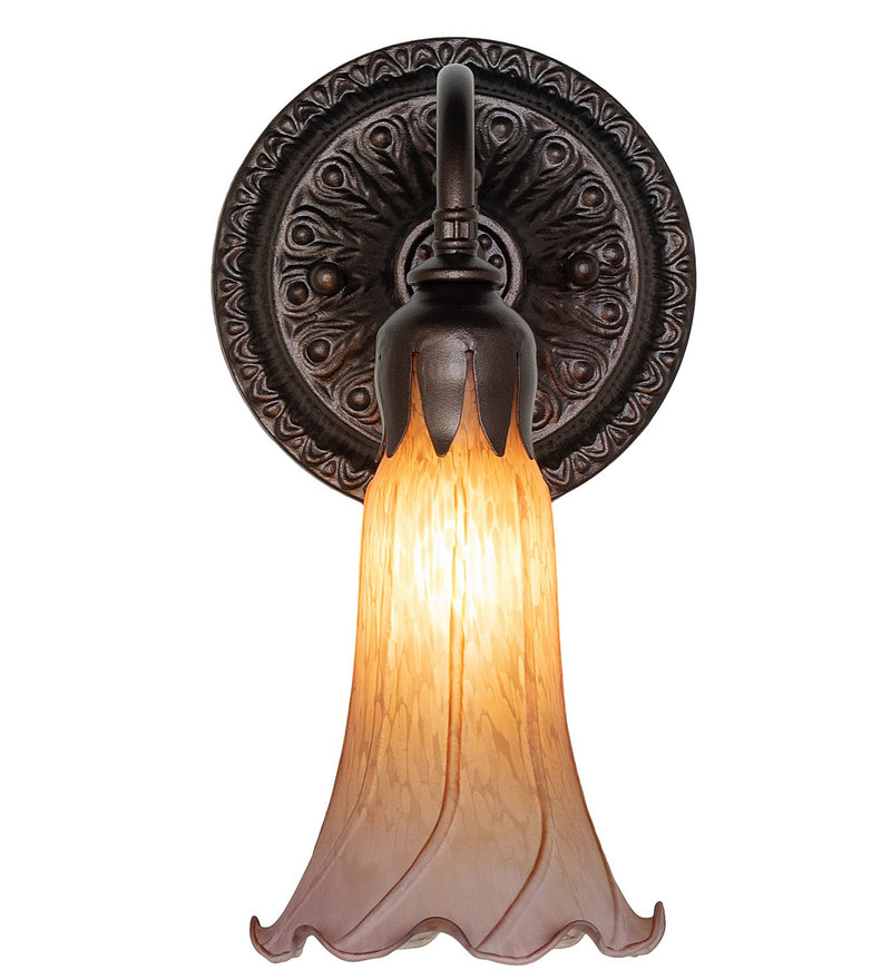 Meyda Tiffany 261103 One Light Wall Sconce, Mahogany Bronze
