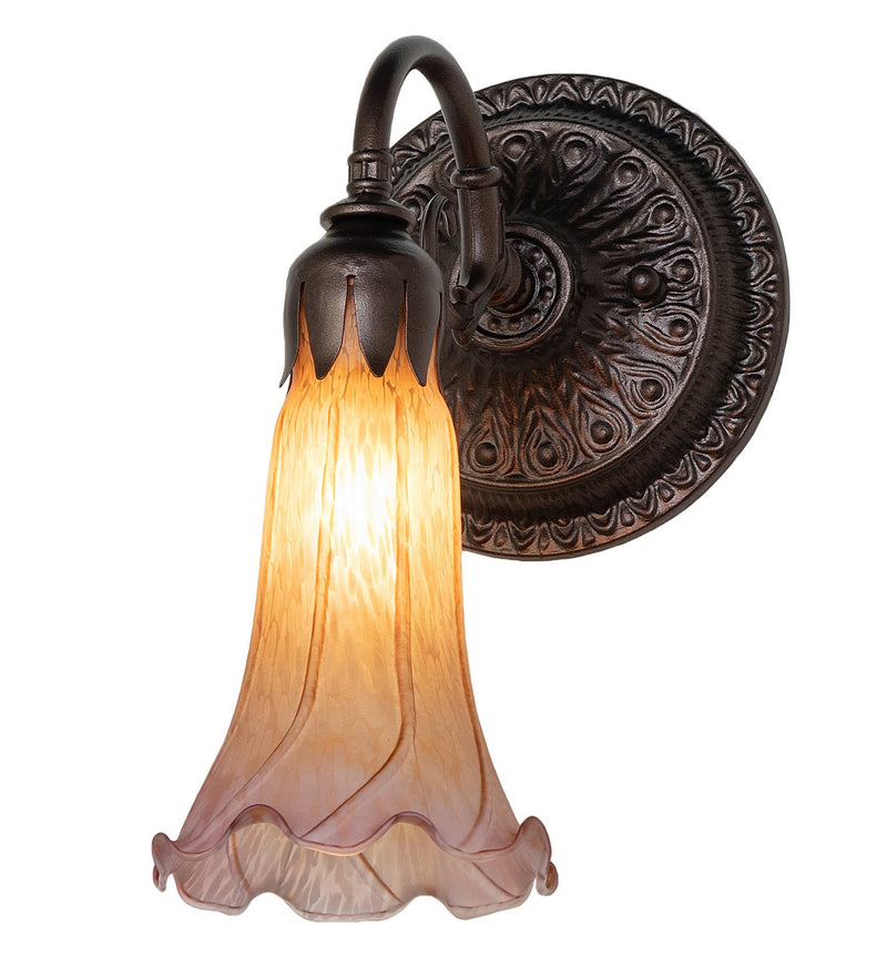 Meyda Tiffany 261103 One Light Wall Sconce, Mahogany Bronze