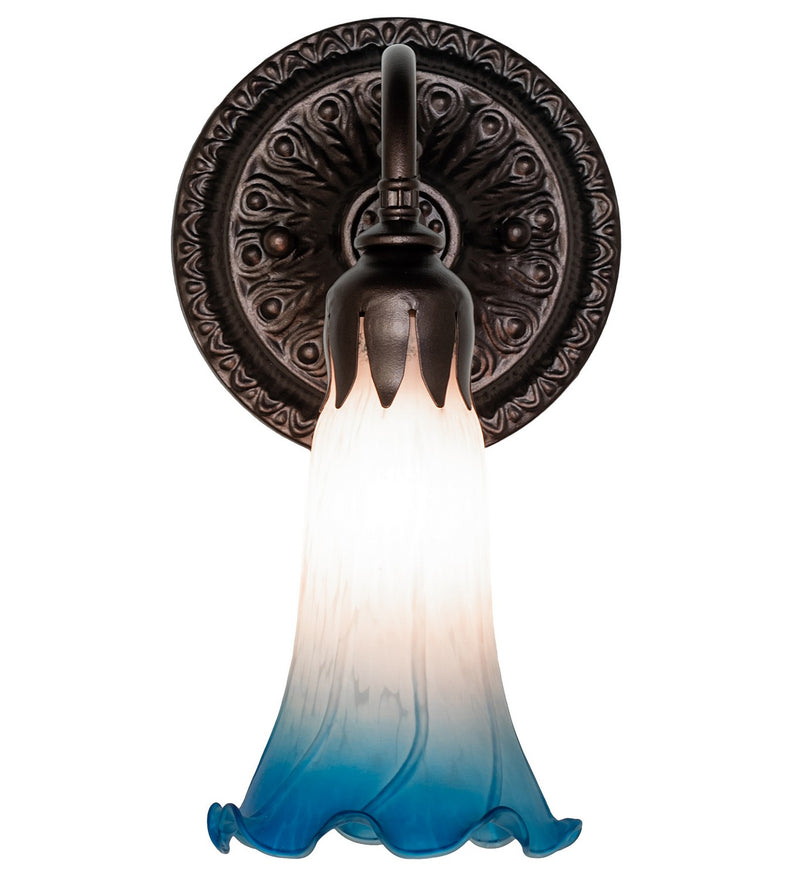Meyda Tiffany 261104 One Light Wall Sconce, Mahogany Bronze