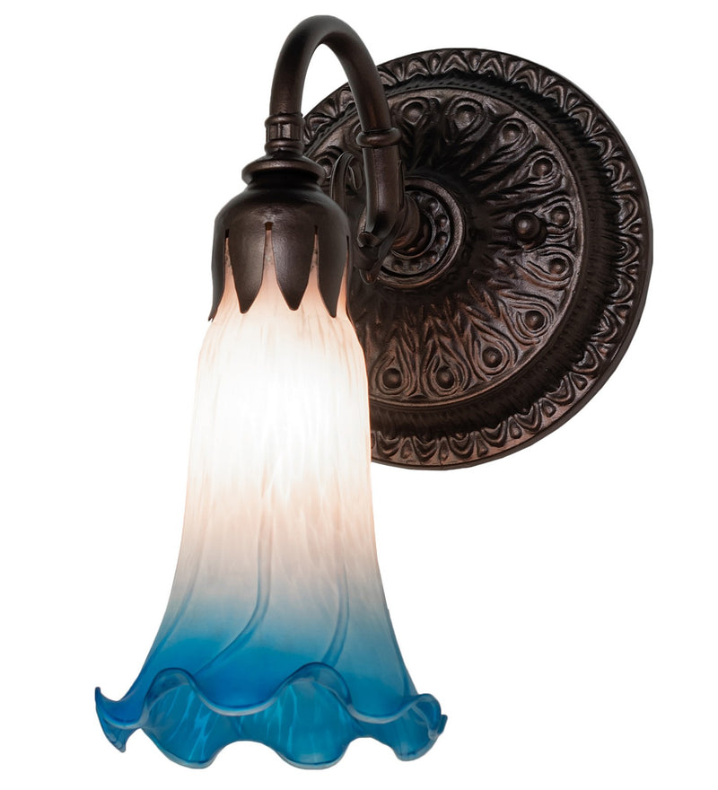Meyda Tiffany 261104 One Light Wall Sconce, Mahogany Bronze