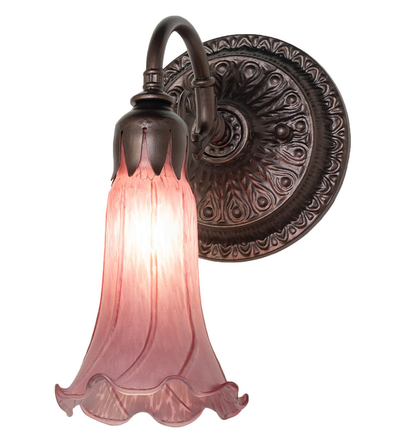 Meyda Tiffany 261105 One Light Wall Sconce, Mahogany Bronze