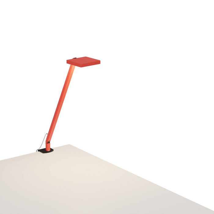 Koncept FCD-1-MFR-2CL LED Desk Lamp, Matte Fire Red