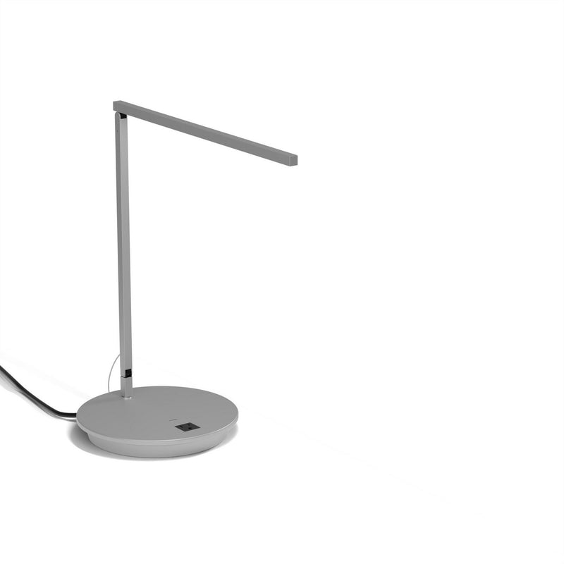 Koncept ZBD1000-W-SIL-PWD LED Desk Lamp, Silver