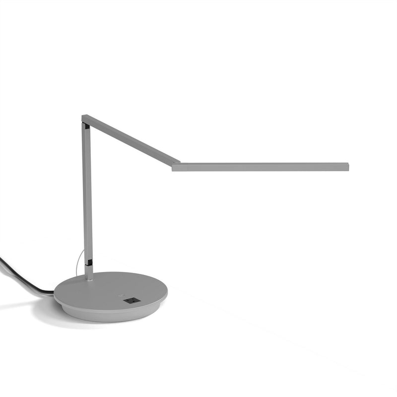 Koncept ZBD3100-W-SIL-PWD LED Desk Lamp, Silver