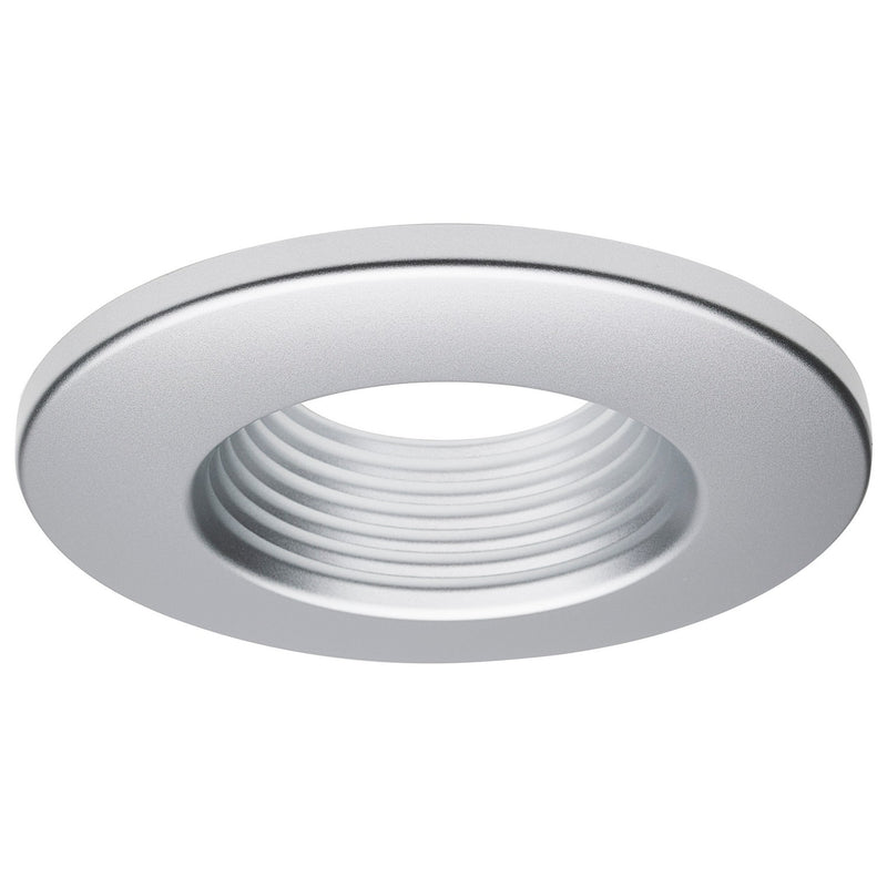 Satco 80-976 Deep Baffle Trim, Brushed Nickel