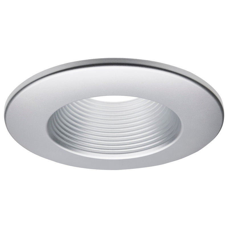 Satco 80-979 Deep Baffle Trim, Brushed Nickel