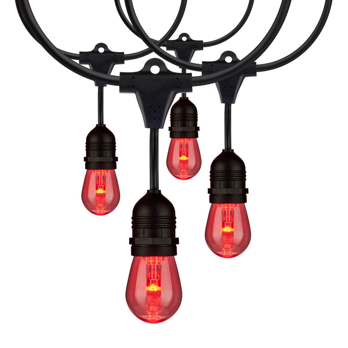 Satco S11291 LED String Light, Black