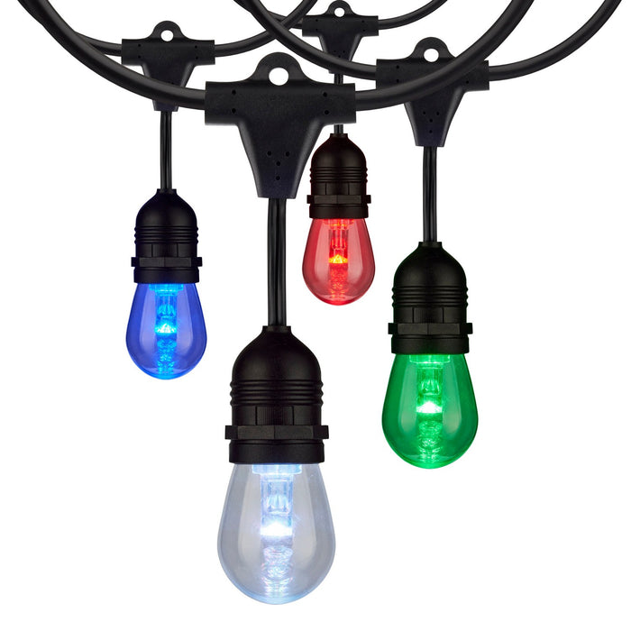 Satco S11291 LED String Light, Black