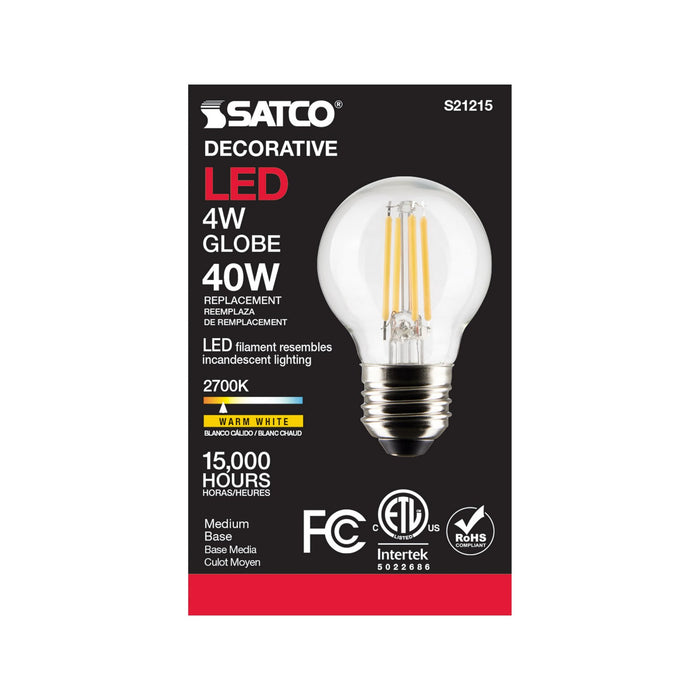 Satco S21215 Light Bulb, Clear
