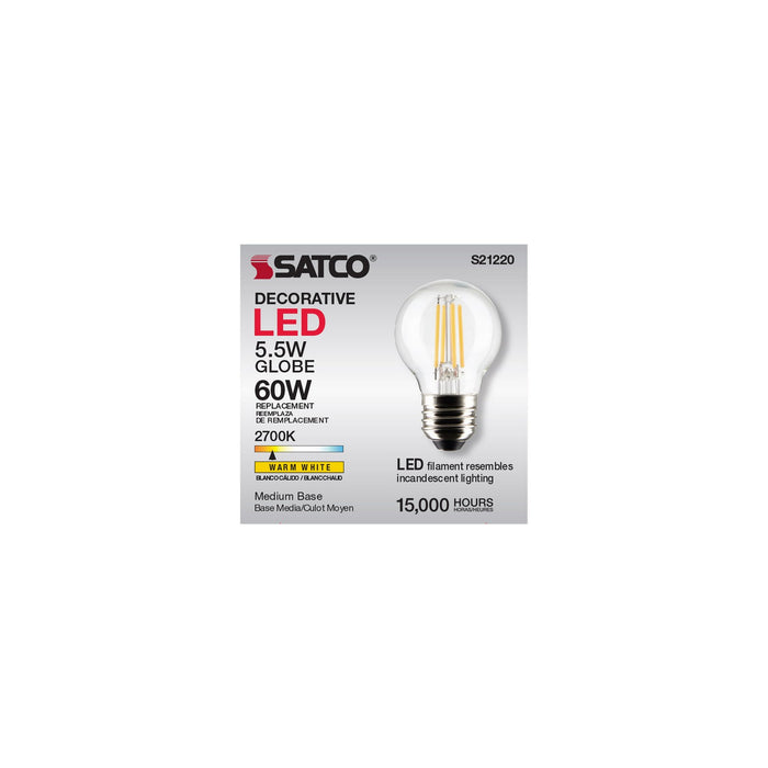 Satco S21220 Light Bulb, Clear