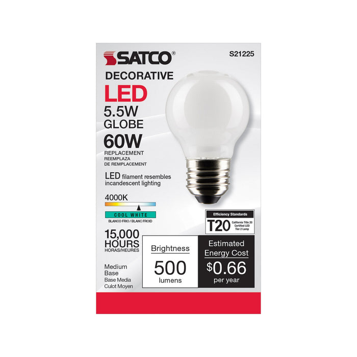 Satco S21225 Light Bulb, White