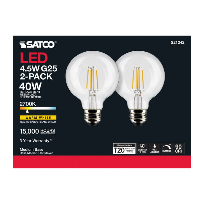 Satco S21242 Light Bulb, Clear