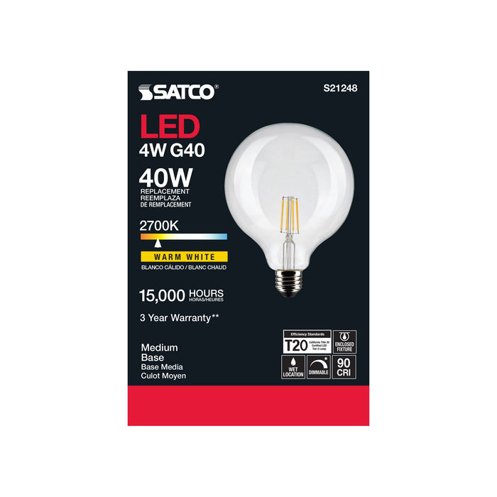 Satco S21248 Light Bulb, Clear