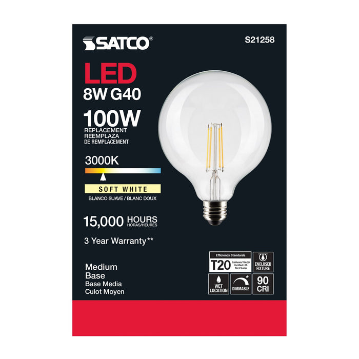 Satco S21258 Light Bulb, Clear