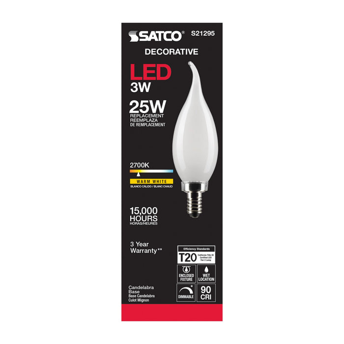 Satco S21295 Light Bulb, Frost