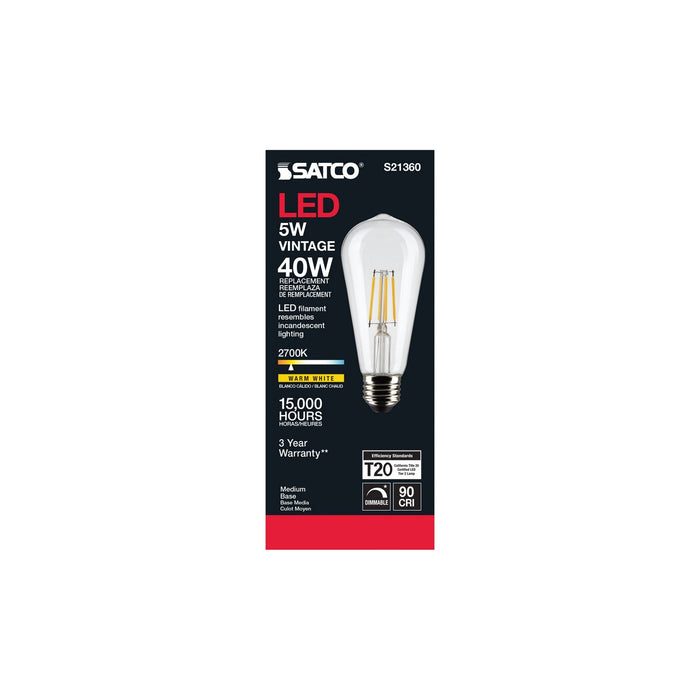 Satco S21360 Light Bulb, Clear