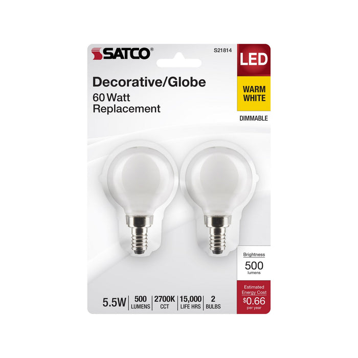 Satco S21814 Light Bulb, White