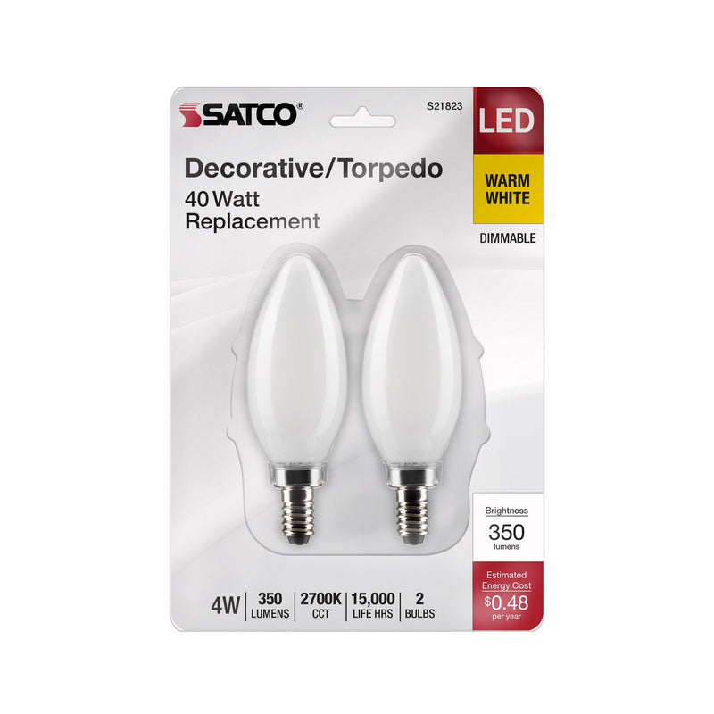 Satco S21823 Light Bulb, Frost