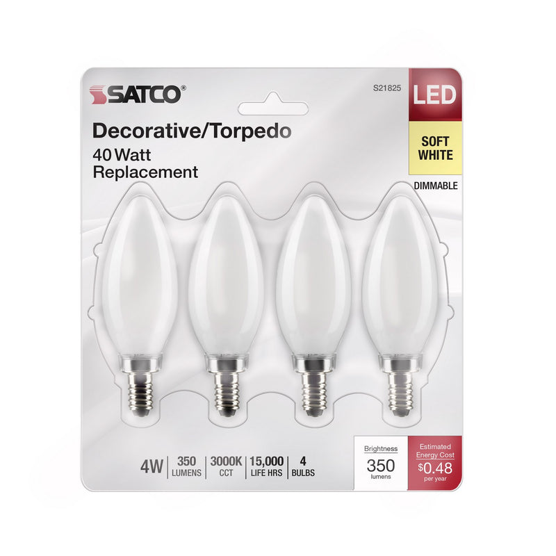 Satco S21825 Light Bulb, Frost