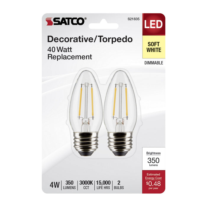 Satco S21835 Light Bulb, Clear