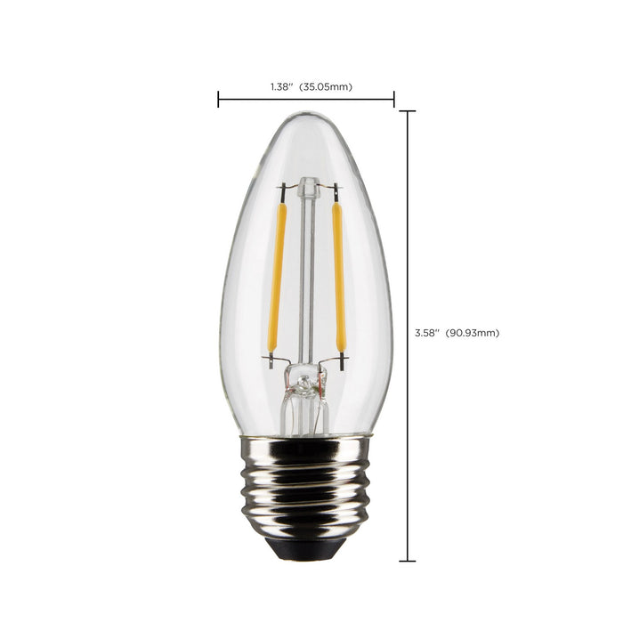 Satco S21835 Light Bulb, Clear
