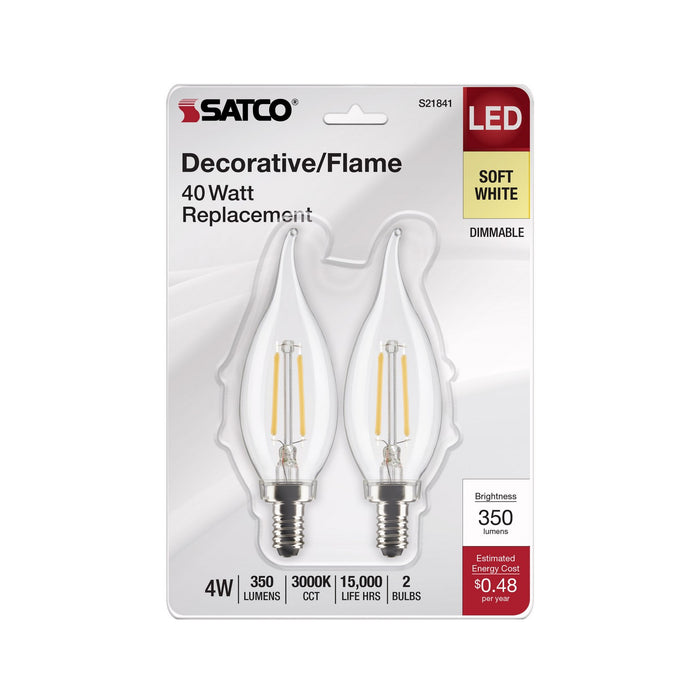 Satco S21841 Light Bulb, Clear