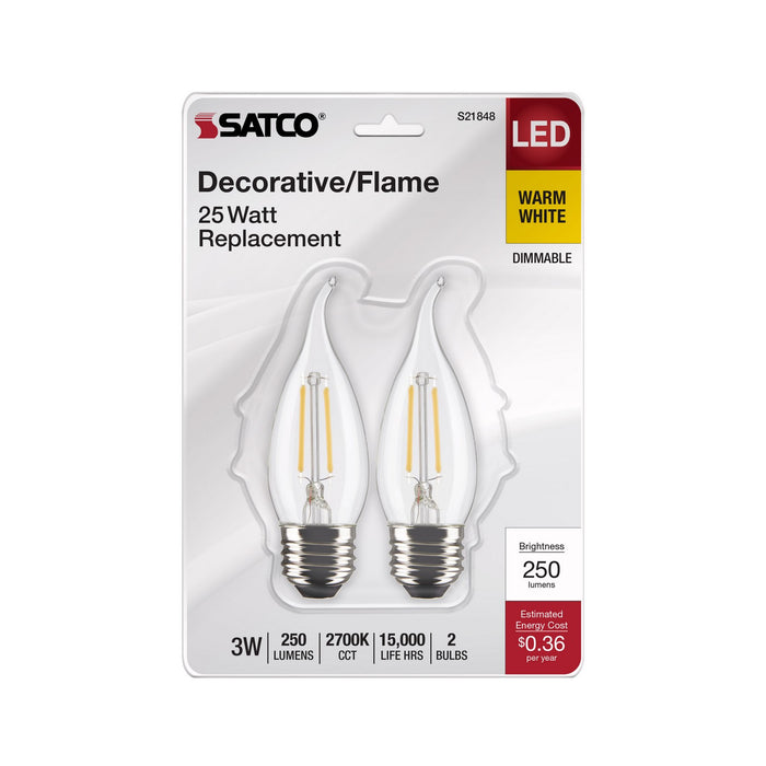 Satco S21848 Light Bulb, Clear