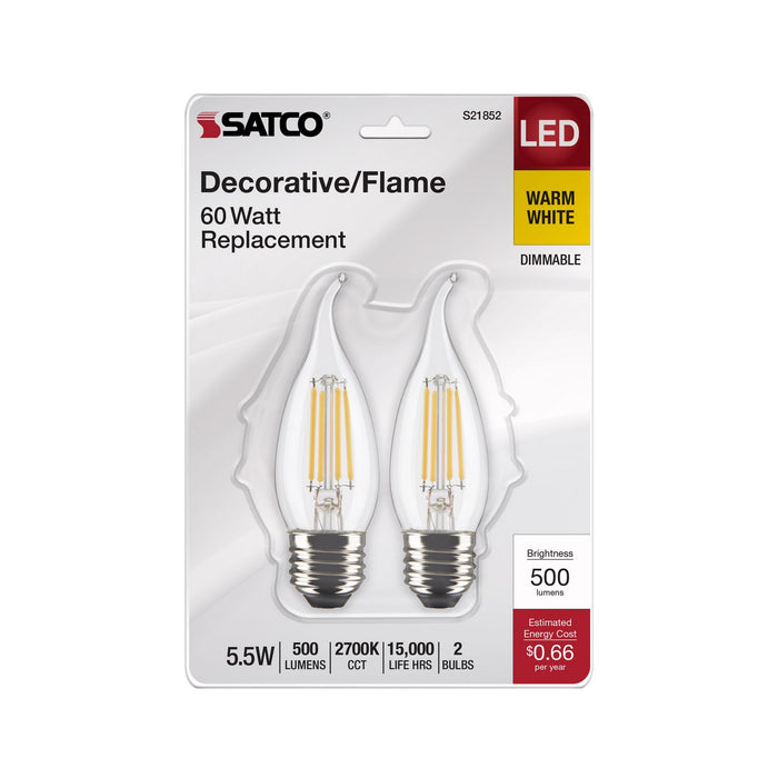 Satco S21852 Light Bulb, Clear