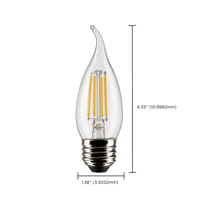 Satco S21852 Light Bulb, Clear