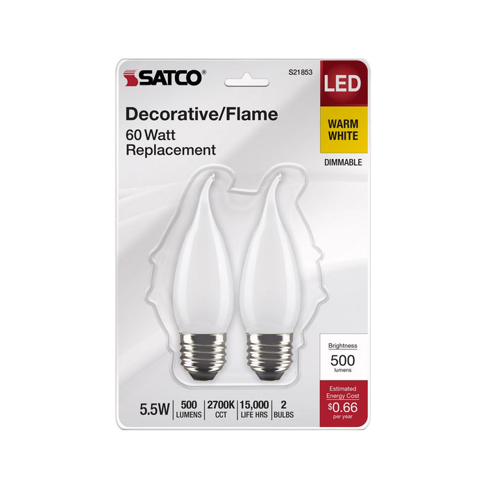 Satco S21853 Light Bulb, Frost