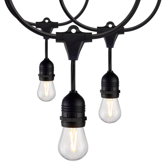Satco S8030 LED String Light, Black