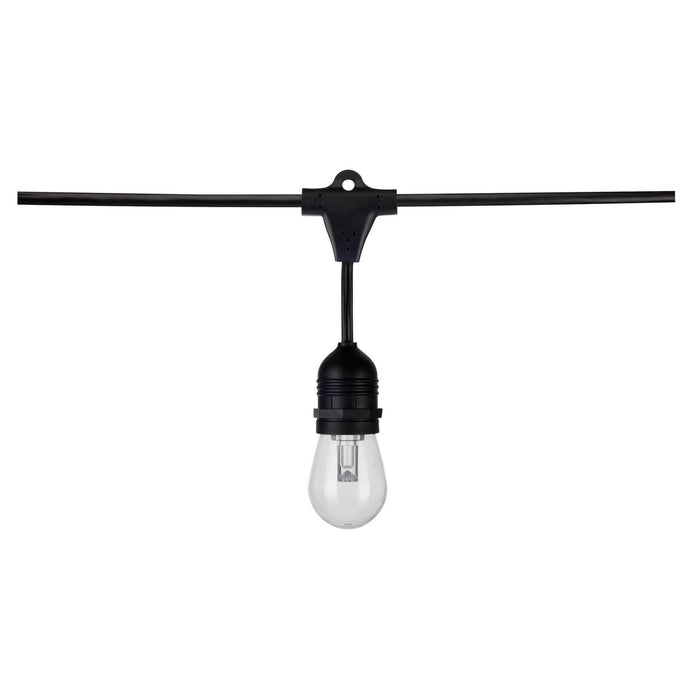 Satco S8033 LED String Light, Black