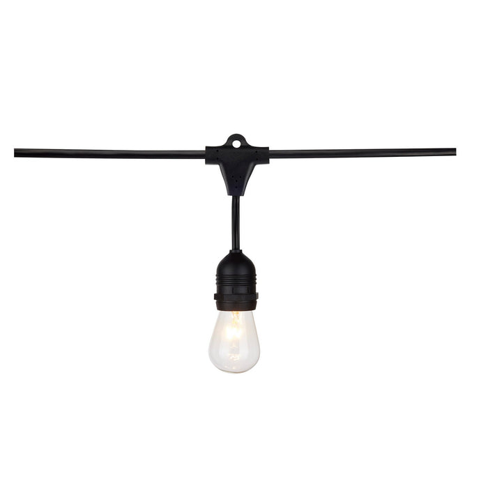 Satco S8035 12 Light String Light, Black
