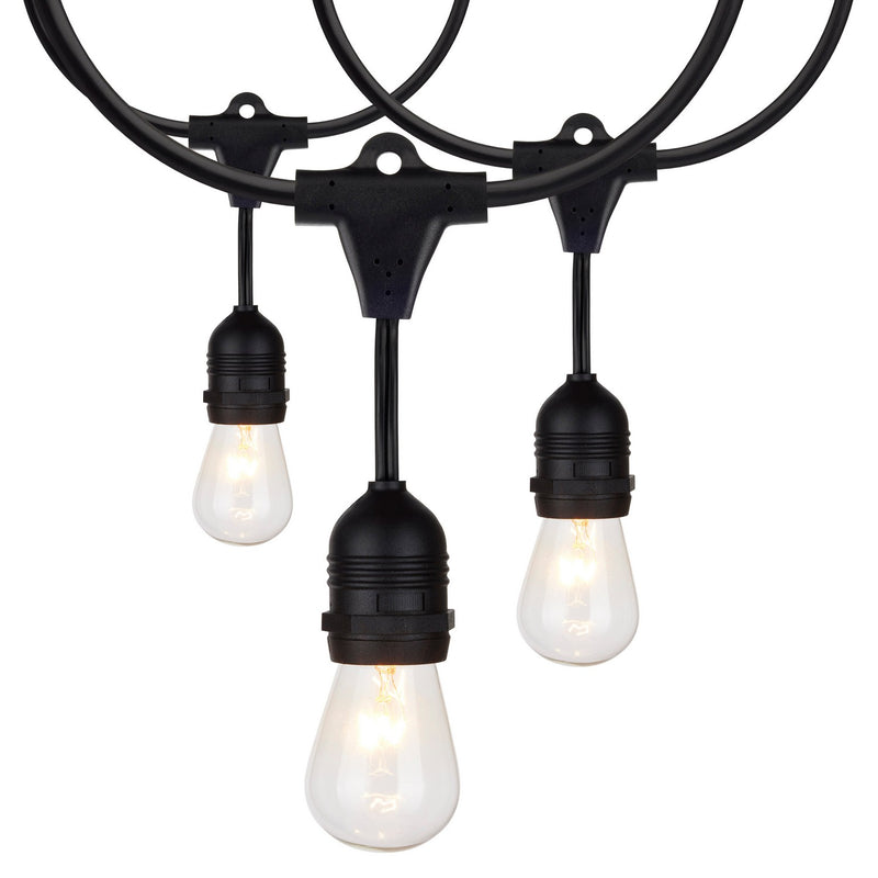 Satco S8035 12 Light String Light, Black
