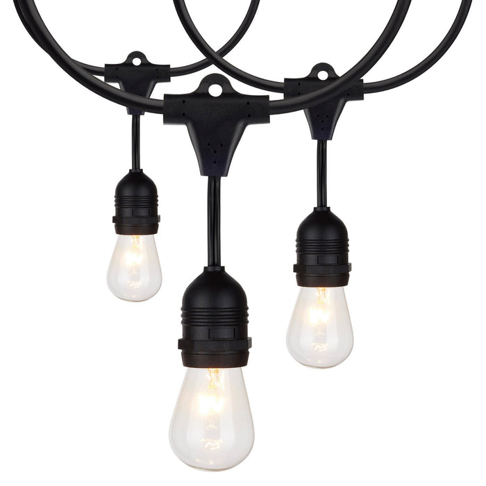 Satco S8035 12 Light String Light, Black