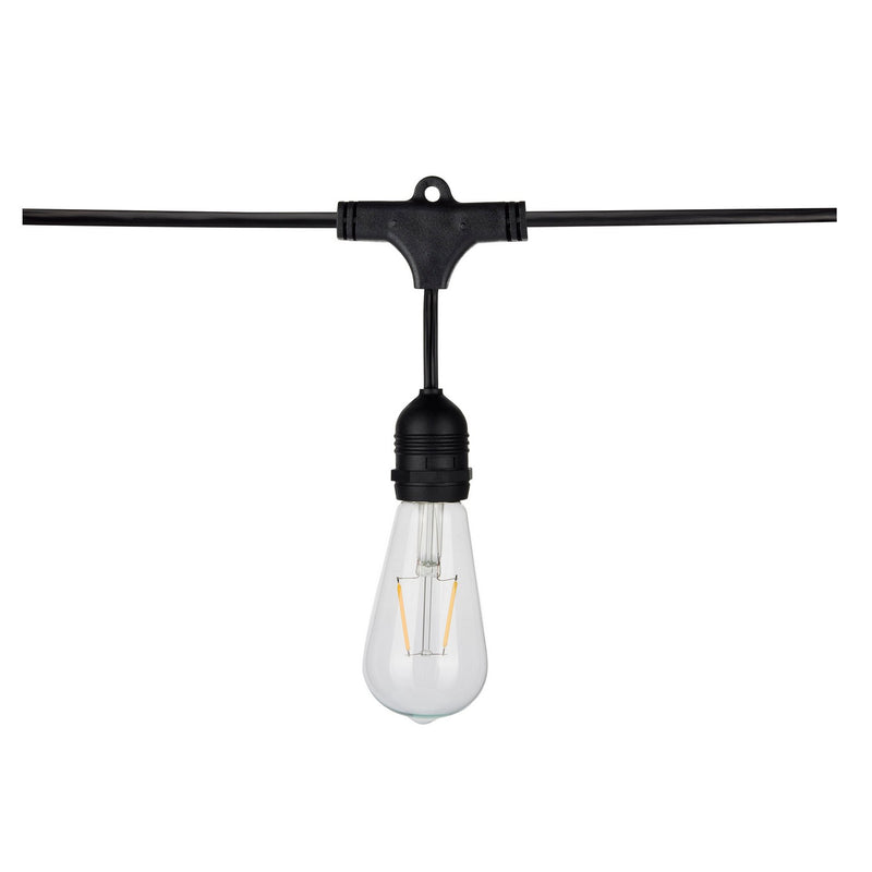 Satco S8036 LED String Light, Black