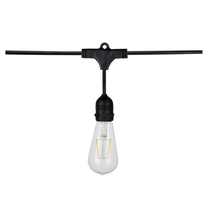 Satco S8036 LED String Light, Black