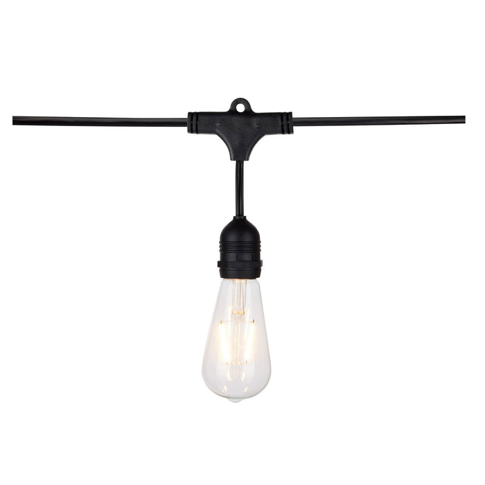 Satco S8036 LED String Light, Black