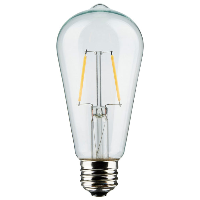 Satco S8036 LED String Light, Black