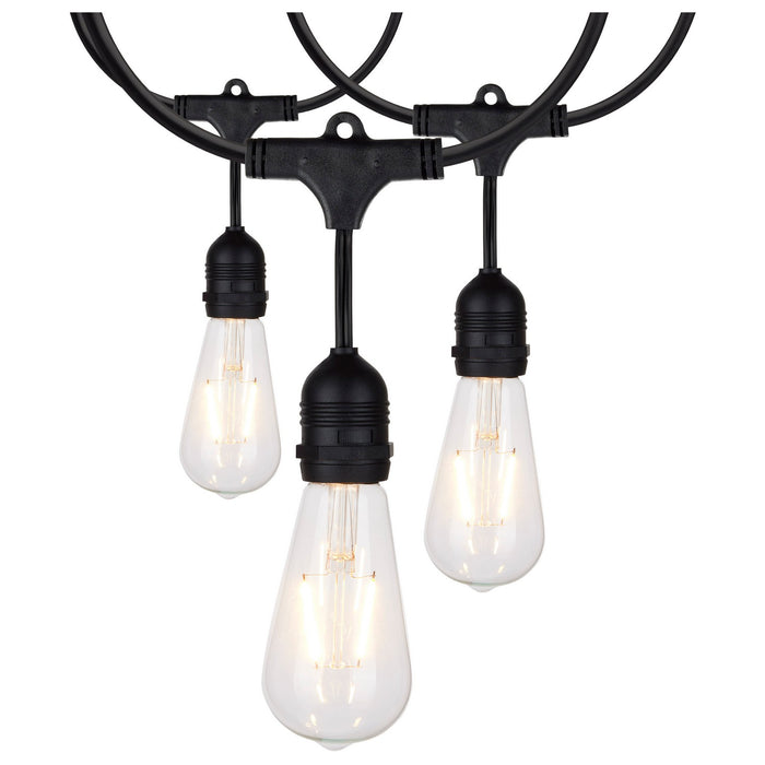 Satco S8036 LED String Light, Black